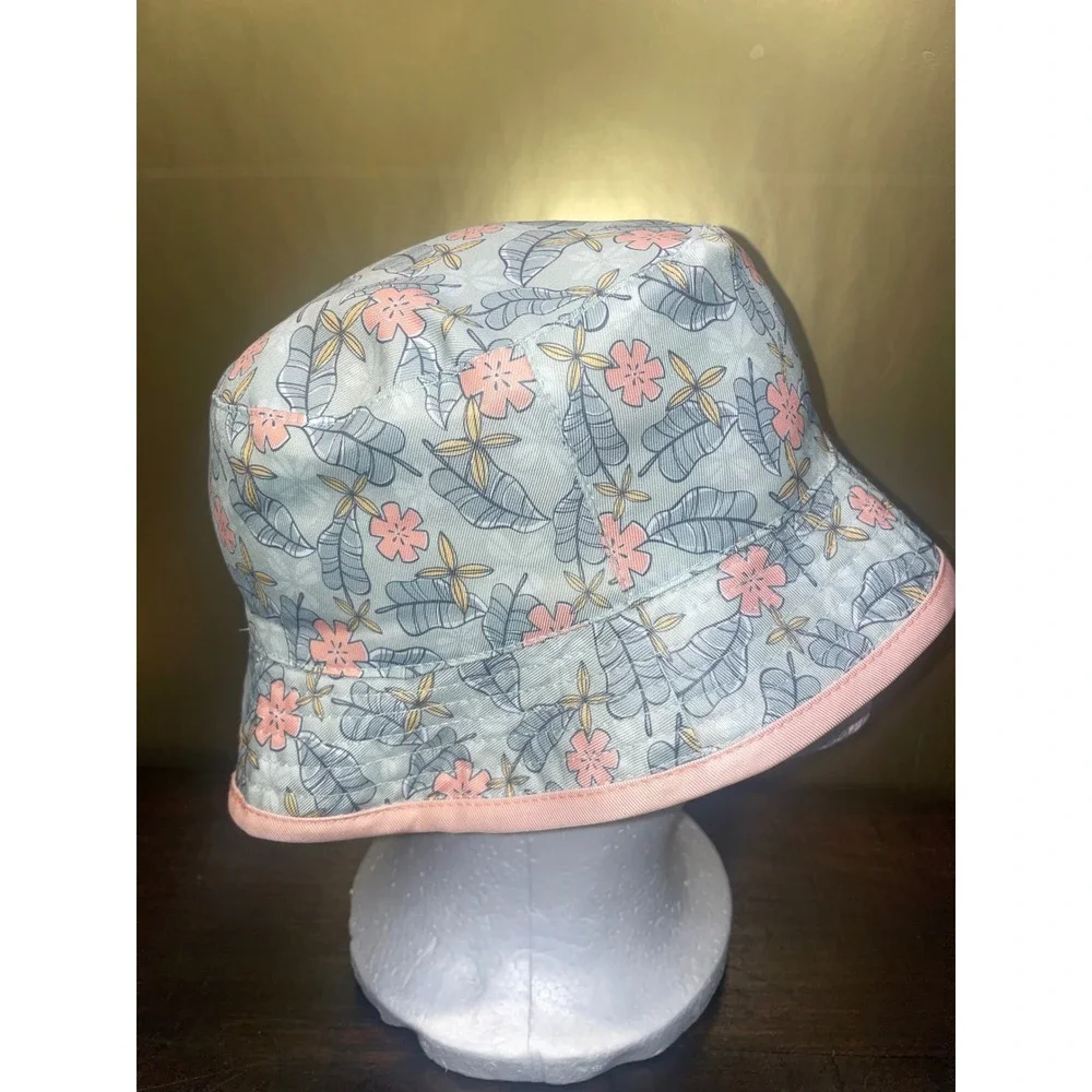 Kids Disney Princess Moana Bucket Hat Girls Tropical Floral Sun Hat‎ OSFM